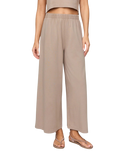 The Z Supply Womens Scout Jersey Trousers in Stone Gray