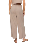 The Z Supply Womens Scout Jersey Trousers in Stone Gray