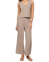 The Z Supply Womens Scout Jersey Trousers in Stone Gray