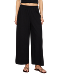 The Z Supply Womens Scout Jersey Trousers in True Black