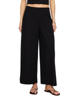The Z Supply Womens Scout Jersey Trousers in True Black