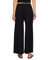 The Z Supply Womens Scout Jersey Trousers in True Black