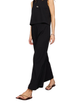 The Z Supply Womens Scout Jersey Trousers in True Black