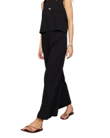 The Z Supply Womens Scout Jersey Trousers in True Black
