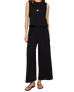 The Z Supply Womens Scout Jersey Trousers in True Black