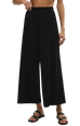The Z Supply Womens Scout Jersey Trousers in True Black