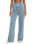 The Z Supply Womens Hunter Knit Denim Trousers in Ocean Air Indigo