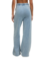 The Z Supply Womens Hunter Knit Denim Trousers in Ocean Air Indigo