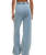 The Z Supply Womens Hunter Knit Denim Trousers in Ocean Air Indigo