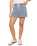 Hunter Knit Denim Shorts in Ocean Air Indigo