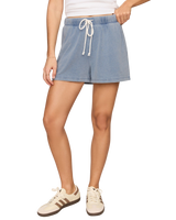 Hunter Knit Denim Shorts in Ocean Air Indigo