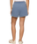 The Z Supply Womens Hunter Whipstitch Knit Denim Shorts in Santorini Indigo