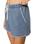 The Z Supply Womens Hunter Whipstitch Knit Denim Shorts in Santorini Indigo