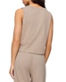 The Z Supply Womens Sloane V-Neck Top in Stone Gray
