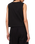 The Z Supply Womens Sloane V-Neck Top in True Black