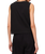 The Z Supply Womens Sloane V-Neck Top in True Black