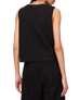 The Z Supply Womens Sloane V-Neck Top in True Black