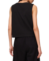 The Z Supply Womens Sloane V-Neck Top in True Black