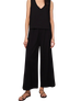 The Z Supply Womens Sloane V-Neck Top in True Black