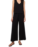 The Z Supply Womens Sloane V-Neck Top in True Black