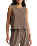 Sloane Tank Top in Perfectly Taupe