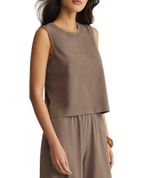Sloane Tank Top in Perfectly Taupe