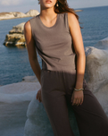 Sloane Tank Top in Perfectly Taupe