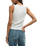 Clarke Rib Tank Top in White