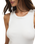 Clarke Rib Tank Top in White