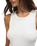 Clarke Rib Tank Top in White
