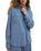Reese Denim Shirt in Santorini Indigo