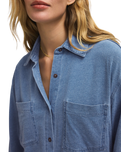 Reese Denim Shirt in Santorini Indigo