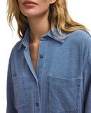 Reese Denim Shirt in Santorini Indigo