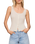 Lainey Pointelle Button Front Vest in Cloud