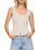 Lainey Pointelle Button Front Vest in Cloud