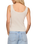 Lainey Pointelle Button Front Vest in Cloud
