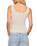 Lainey Pointelle Button Front Vest in Cloud