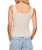 Lainey Pointelle Button Front Vest in Cloud