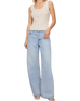 Lainey Pointelle Button Front Vest in Cloud