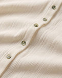 Lainey Pointelle Button Front Vest in Cloud
