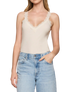 The Z Supply Womens Eve Lace Trim Vest in Sandstone