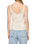 The Z Supply Womens Eve Lace Trim Vest in Sandstone