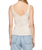 The Z Supply Womens Eve Lace Trim Vest in Sandstone
