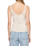 The Z Supply Womens Eve Lace Trim Vest in Sandstone