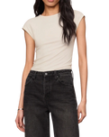 The Z Supply Womens Soft Trace Second Skin Top in Cloud
