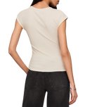 The Z Supply Womens Soft Trace Second Skin Top in Cloud