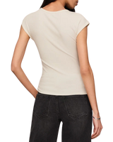 The Z Supply Womens Soft Trace Second Skin Top in Cloud