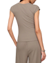 The Z Supply Womens Soft Trace Second Skin Top in Wild Mushroom