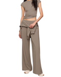 The Z Supply Womens Soft Trace Second Skin Top in Wild Mushroom