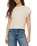 The Z Supply Womens Marika Lace Trim Muscle T-Shirt in Cloud